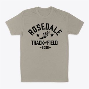 Rosedale Elementary School Track and Field Classic Dad T-Shirt