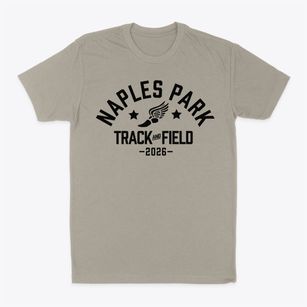 Naples Park Elementary School Track and Field Classic Dad T-Shirt