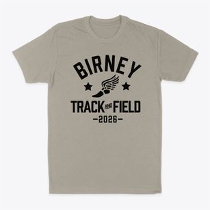 Birney Elementary School Track and Field Classic Dad T-Shirt