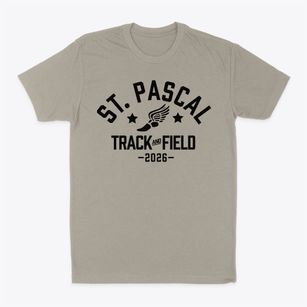 Saint Pascal School Track and Field Classic Dad T-Shirt