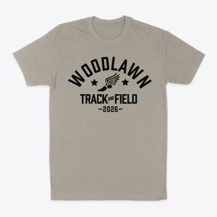 Woodlawn High School Track and Field Classic Dad T-Shirt