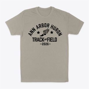 Ann Arbor Huron High School Track and Field Classic Dad T-Shirt