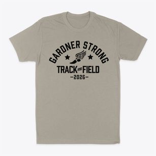 Gardner Strong Elementary School Track and Field Classic Dad T-Shirt