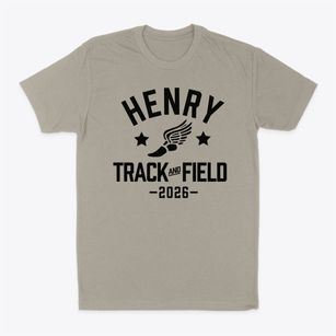Henry Junior High School Track and Field Classic Dad T-Shirt