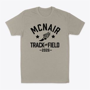 Mcnair Academic High School Track and Field Classic Dad T-Shirt