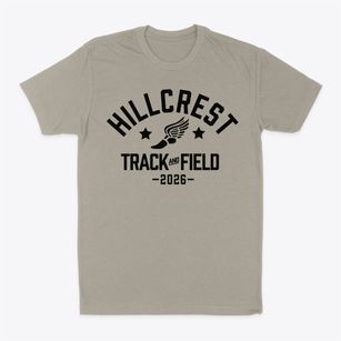 Hillcrest High School Track and Field Classic Dad T-Shirt