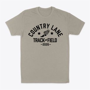 Country Lane Elementary School Track and Field Classic Dad T-Shirt