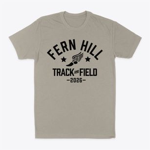 Fern Hill Elementary School Track and Field Classic Dad T-Shirt
