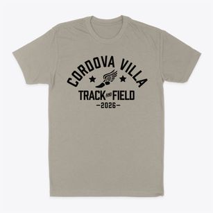 Cordova Villa Elementary School Track and Field Classic Dad T-Shirt