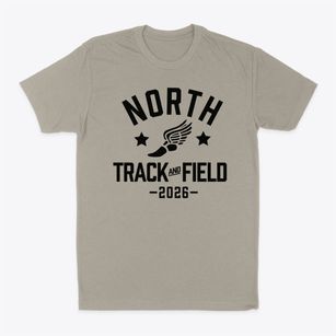 North Elementary School Track and Field Classic Dad T-Shirt