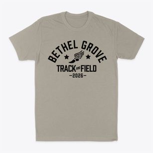 Bethel Grove Elementary School Track and Field Classic Dad T-Shirt