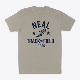 Neal Elementary School Track and Field Classic Dad T-Shirt