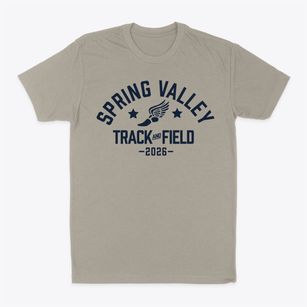 Spring Valley Elementary School Track and Field Classic Dad T-Shirt