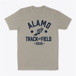 Alamo Elementary School Track and Field Classic Dad T-Shirt