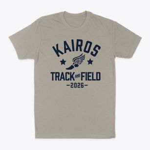 Kairos Fencing Academy Track and Field Classic Dad T-Shirt