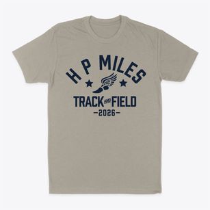 H P Miles Middle School Track and Field Classic Dad T-Shirt
