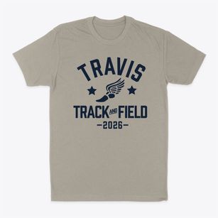 Travis Elementary School Track and Field Classic Dad T-Shirt