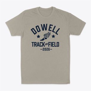 Dowell Elementary School Track and Field Classic Dad T-Shirt