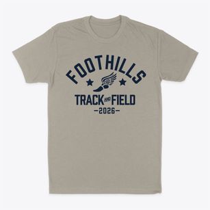 Foothills Elementary School Track and Field Classic Dad T-Shirt