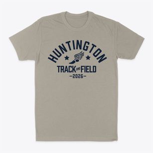 Huntington High School Track and Field Classic Dad T-Shirt