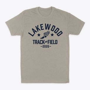 Lakewood Elementary School Track and Field Classic Dad T-Shirt