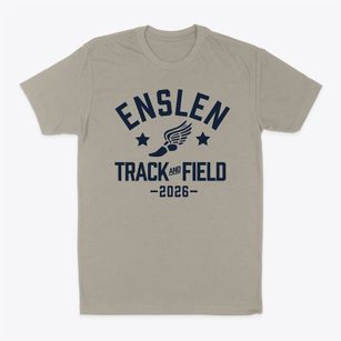 Enslen Elementary School Track and Field Classic Dad T-Shirt