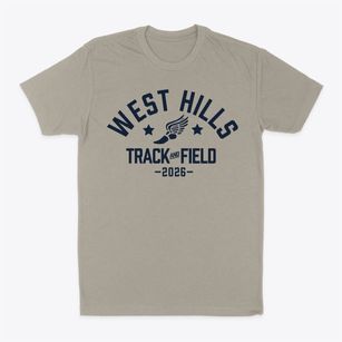 West Hills High School Track and Field Classic Dad T-Shirt