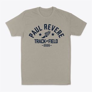 Paul Revere Elementary School Track and Field Classic Dad T-Shirt