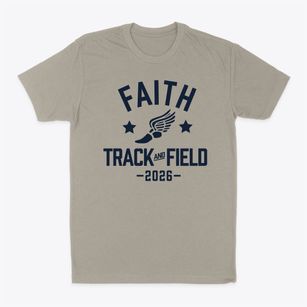 Faith Christian Academy Track and Field Classic Dad T-Shirt