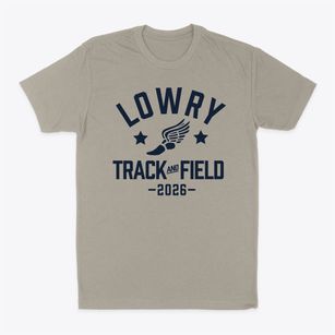 Lowry Elementary School Track and Field Classic Dad T-Shirt