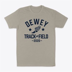 Dewey Elementary School Track and Field Classic Dad T-Shirt