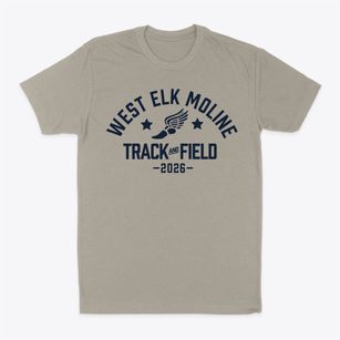 West Elk Moline Elementary School Track and Field Classic Dad T-Shirt