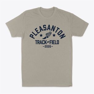 Pleasanton Elementary School Track and Field Classic Dad T-Shirt