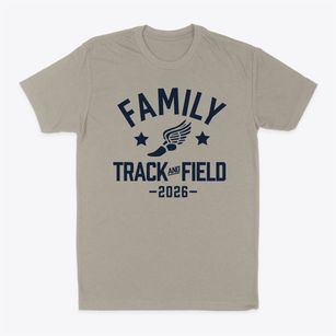 Family Community Christian School Track and Field Classic Dad T-Shirt