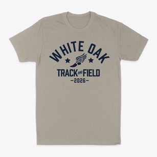 White Oak School Track and Field Classic Dad T-Shirt