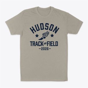 Hudson High School Track and Field Classic Dad T-Shirt