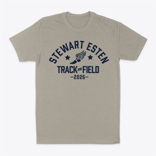Stewart Esten Elementary School Track and Field Classic Dad T-Shirt