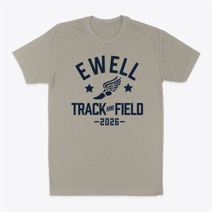Ewell Elementary School Track and Field Classic Dad T-Shirt