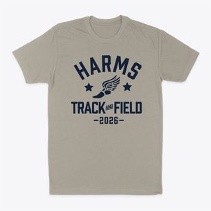 Harms Elementary School Track and Field Classic Dad T-Shirt
