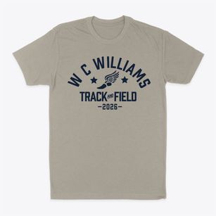 W C Williams Elementary School Track and Field Classic Dad T-Shirt