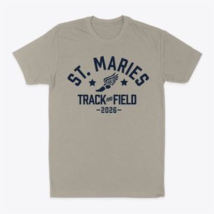 Saint Maries Kindergarten Track and Field Classic Dad T-Shirt