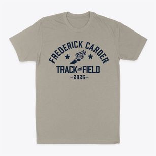 Frederick Carder Elementary School Track and Field Classic Dad T-Shirt