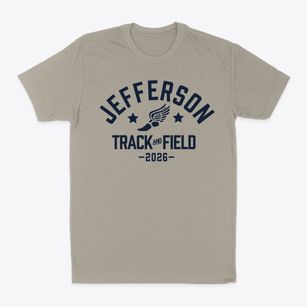 Jefferson Elementary School Track and Field Classic Dad T-Shirt