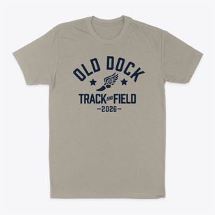Old Dock Elementary School Track and Field Classic Dad T-Shirt