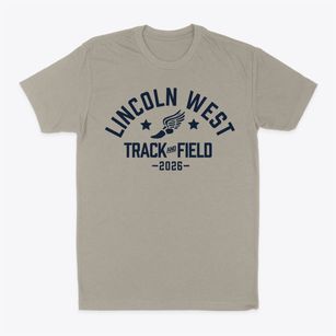 Lincoln West High School Track and Field Classic Dad T-Shirt