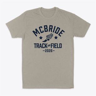 Mcbride Elementary School Track and Field Classic Dad T-Shirt