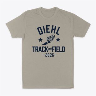 Diehl Elementary School Track and Field Classic Dad T-Shirt
