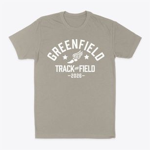 Greenfield Middle School Track and Field Classic Dad T-Shirt