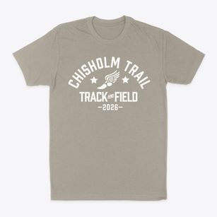 Chisholm Trail Middle School Track and Field Classic Dad T-Shirt