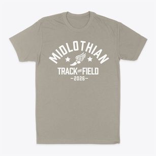 Midlothian Middle School Track and Field Classic Dad T-Shirt